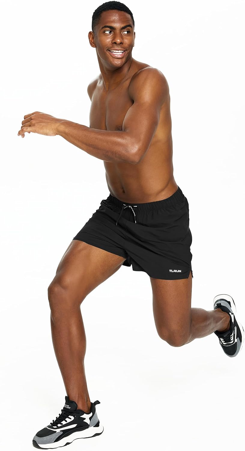 Men's Ultra Lightweight 3" Running Shorts Lined Marathon Trail Athletic Shorts - Image 6