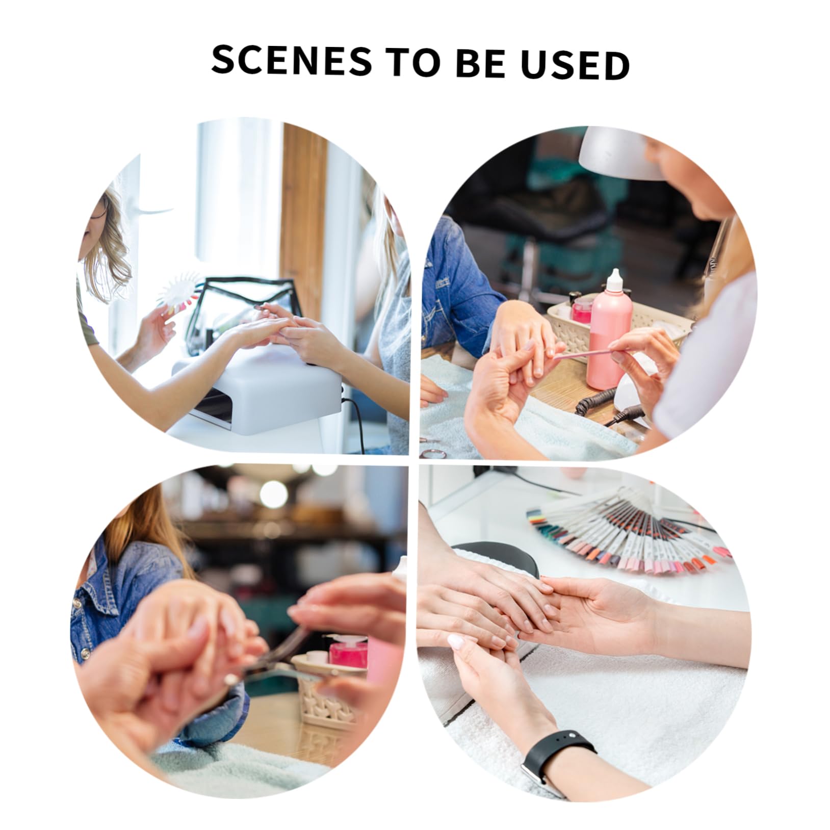 FOMIYES 4 Pack Diy Fruit Nail Art Slices 3d Polymer Nail Decorations Safe Lightweight Resin Materials Perfect for Home Professional Use