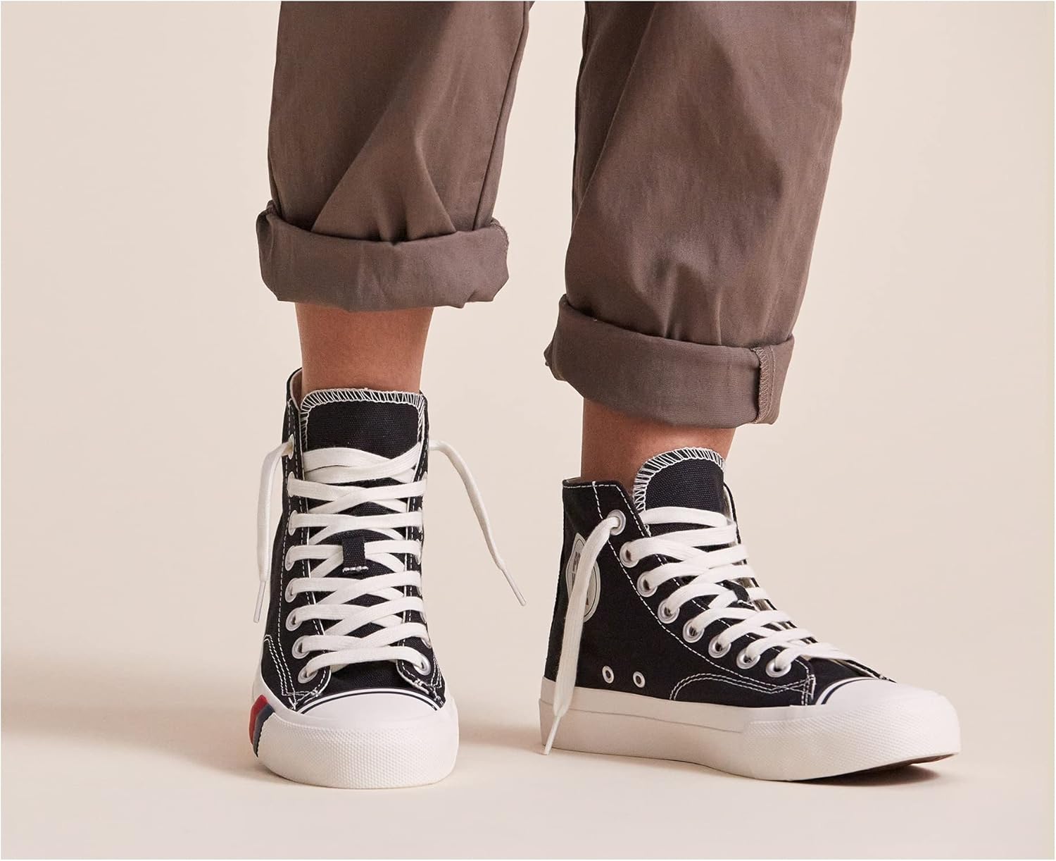 Keds Royal Hi Lace Up Fashion Sneaker, Black, 6 - Image 2