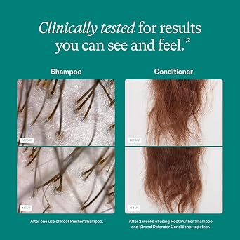 Nutrafol Shampoo and Conditioner, Cleanse and Protect Hair and Scalp, Improves Hair Volume, Strength and Texture, Physician-formulated for Thinning Hair, Color Safe - 8.1 Fl Oz Bottle