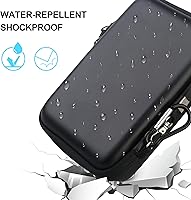 Vista 5 de Lacdo Estuche de transporte de disco duro para SanDisk Professional G-Drive ArmorATD - Disco duro externo portátil resistente HDD USB-C USB 3.2 Gen