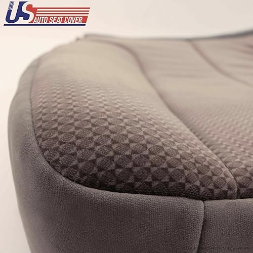 Miniatura 7 de 2003-2005 para Dodge Ram 1500 2500 3500 SLT Funda de asiento de tela para parte inferior del lado del conductor, color marrón