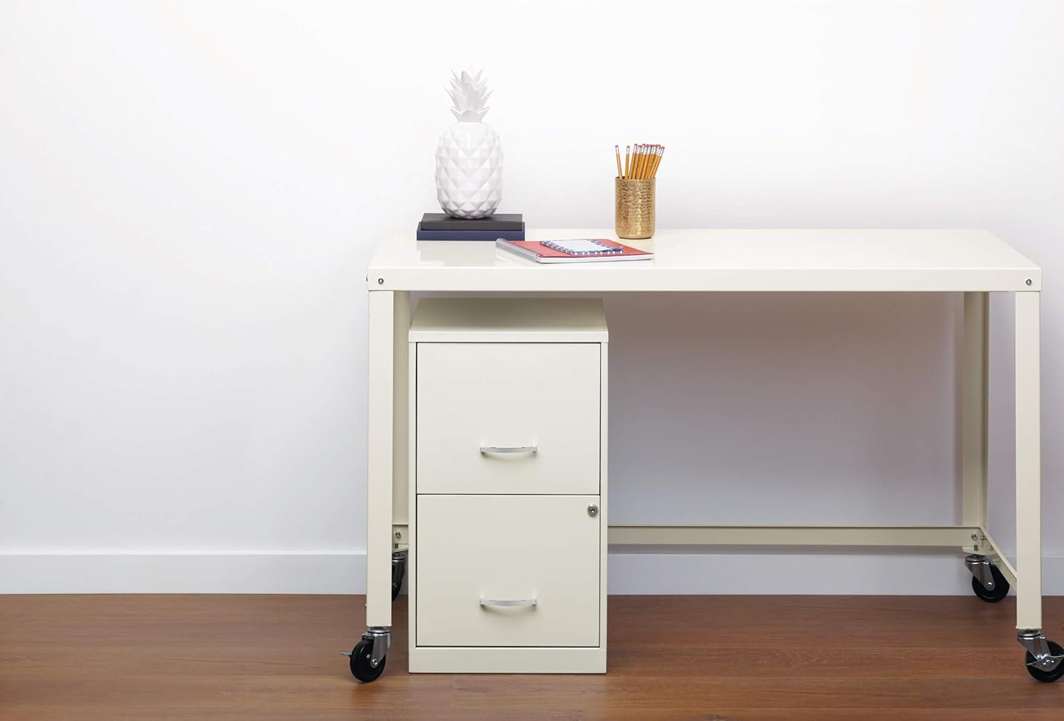 18" Deep 2 Drawer Metal File Cabinet