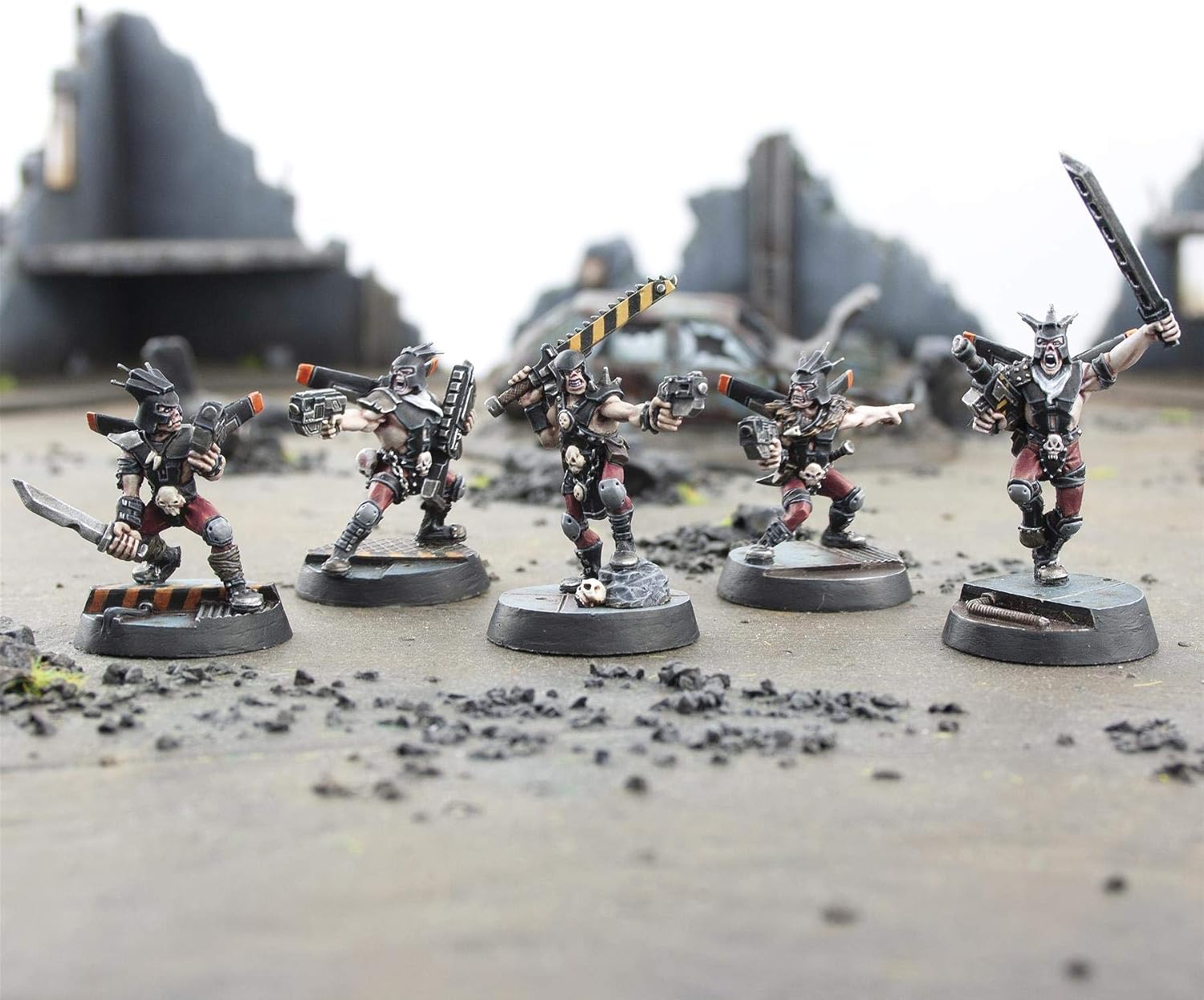 War World Gaming Futuristic Sci-Fi Renegade Miniatures Full Set – 28mm Heroic Scale Skirmish Wargame Figures Model Painting Minis Rebel Wargaming Post-Apocalyptic