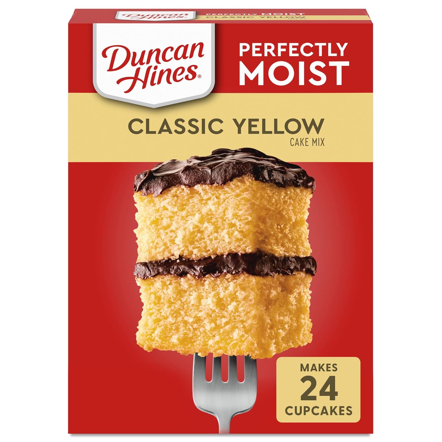 Duncan Hines Classic Yellow Cake Mix 15.25 oz - Moist, Easy-Bake Perfection for Every Occasion