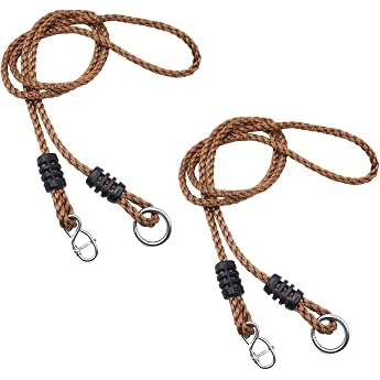 2 x 2 m swing ropes adjustable swing extension with carabiner
