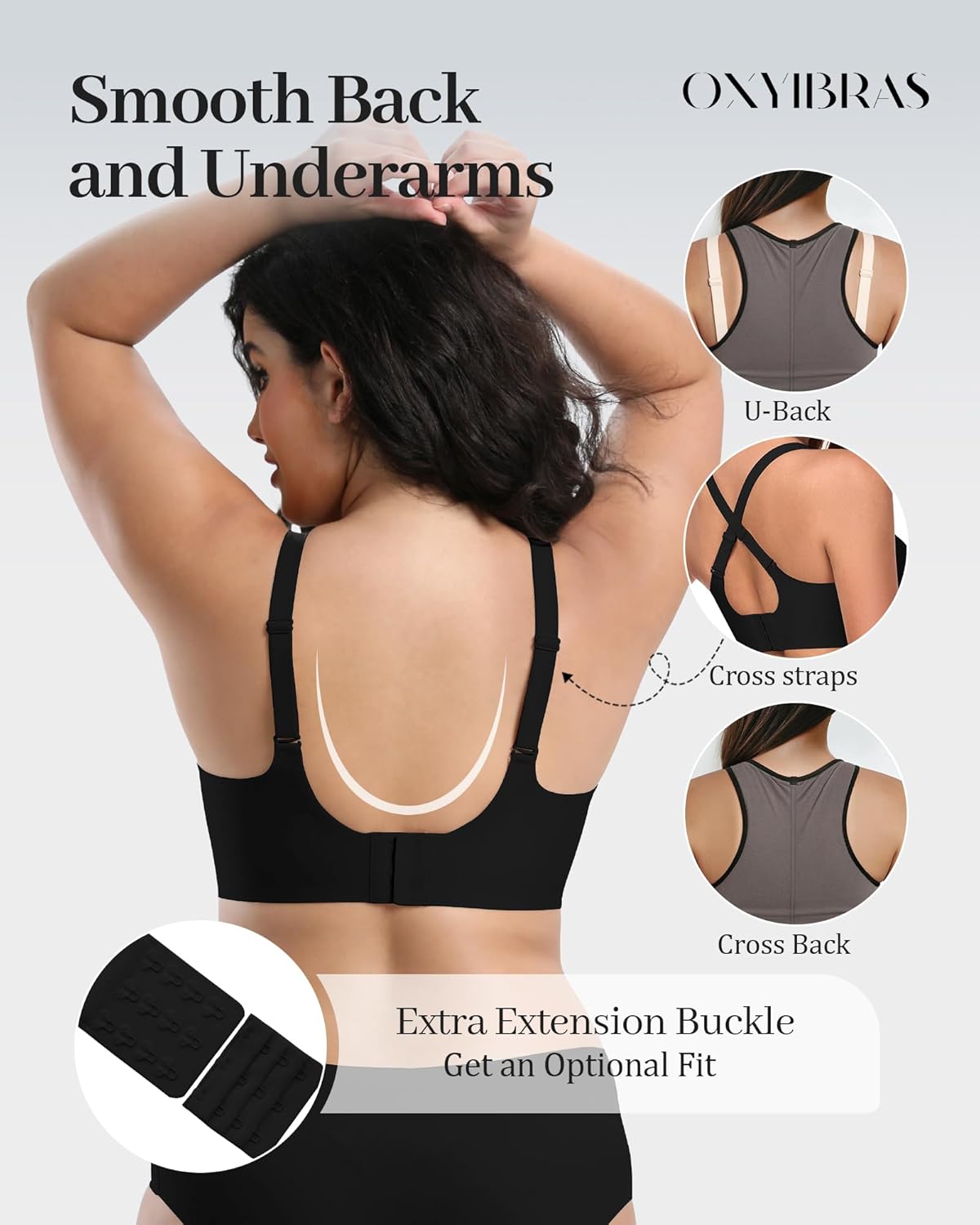 Jelly Bras for Women No Underwire Mesh Wireless Crossover Bra Seamless Full Coverage Lift T Shirt Sleep Bralettes - Image 5