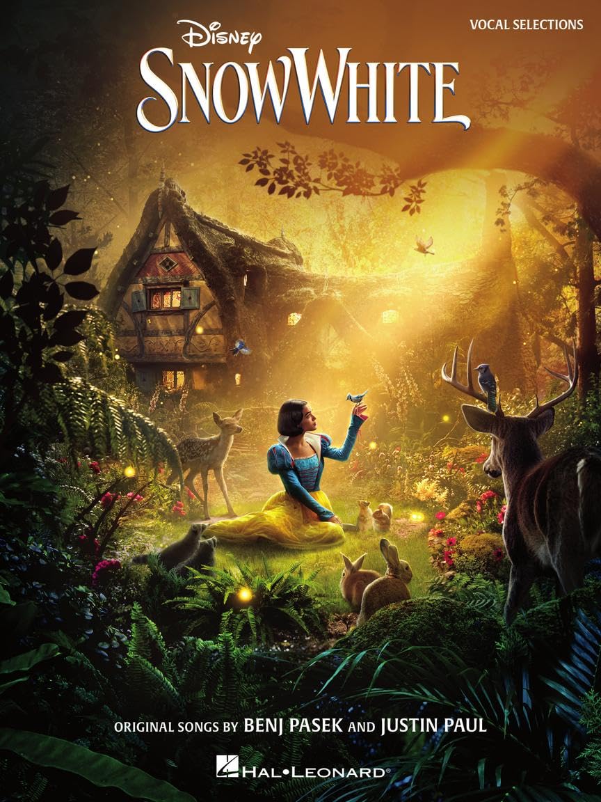 Disney's Snow White 2025 Vocal Selections | Piano Vocal Songbook with Accompaniment | Classic and New Songs by Pasek & Paul | Musical Sheet Music for Singers, Teachers, and Disney Fans      Paperback – May 1, 2025