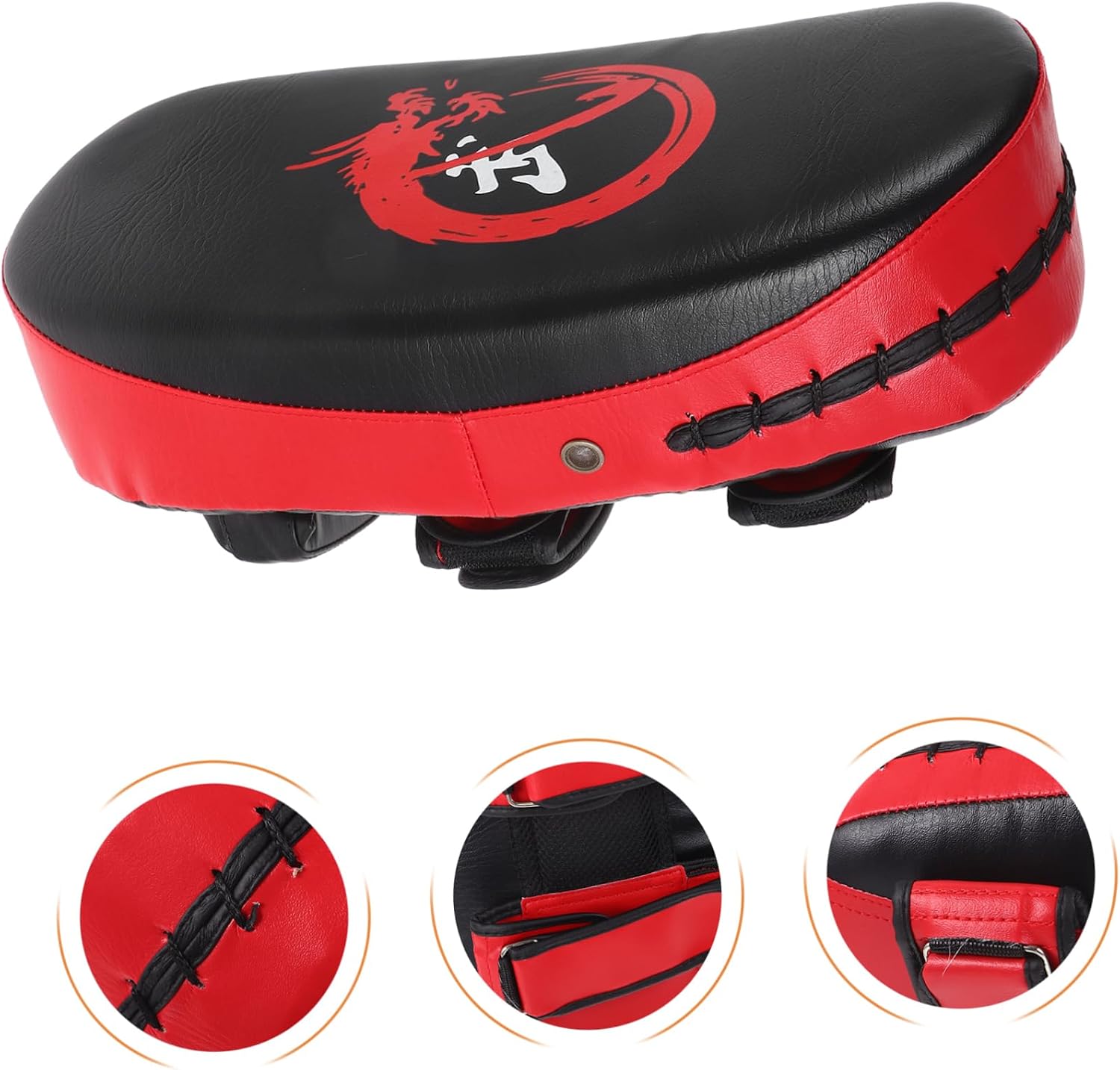 Thai Kickboxing Pads Thickened Curved Kicking Strike Shield 1-Piece Martial Arts Training Equipment for Kickboxing and Taekwondo