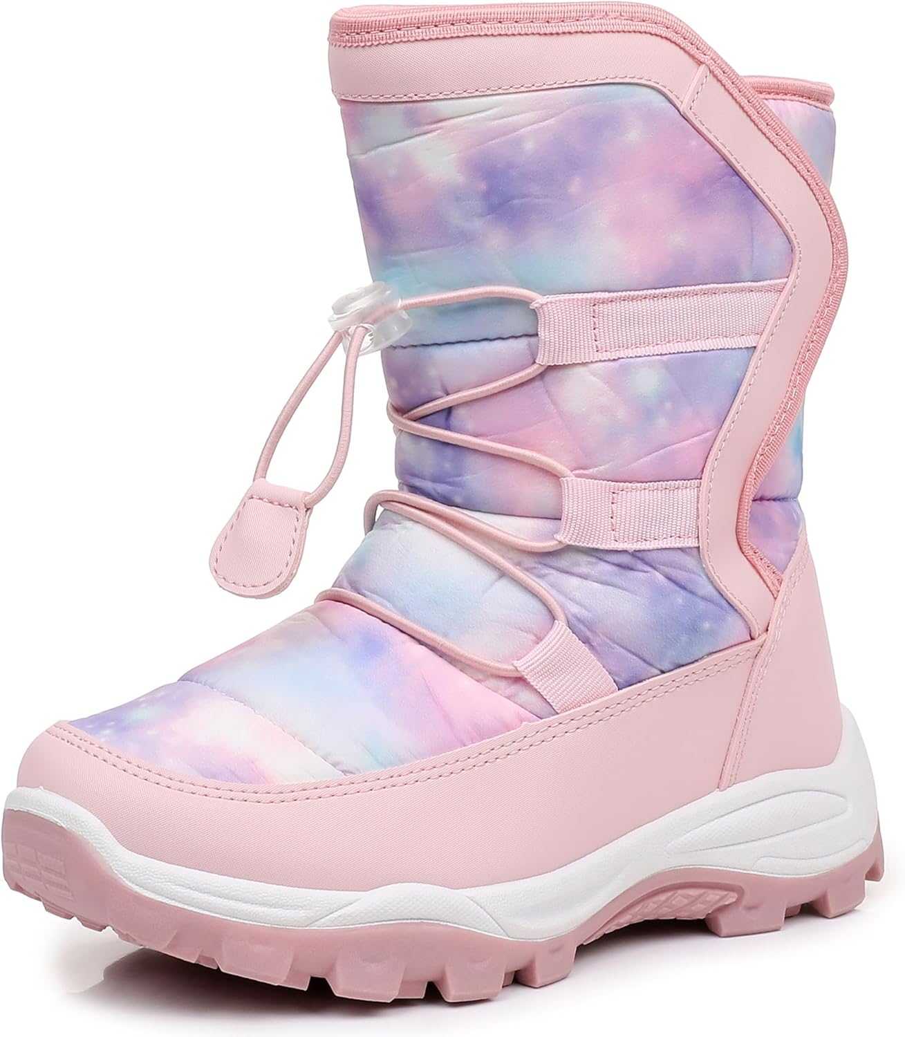 Felabo Kids Boys Girls Snow Boots Water-Resistant Winter Boots with Warm Lining & Anti-Slip Sole (Little Kid/Big Kid)