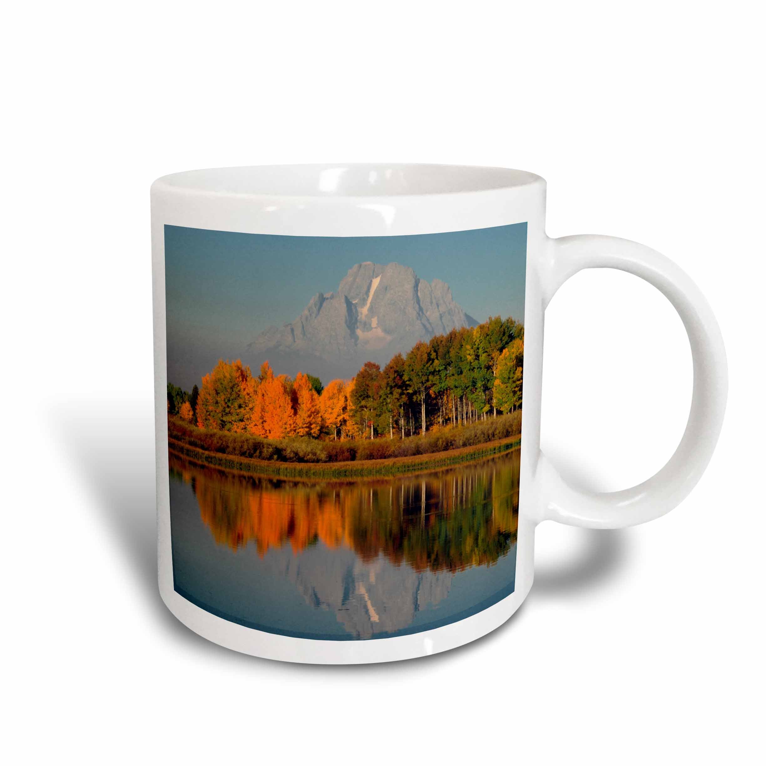VOLTX DESIGN Printed Belize Palm Tree And White Sand Beach At Goff Caye Mug,