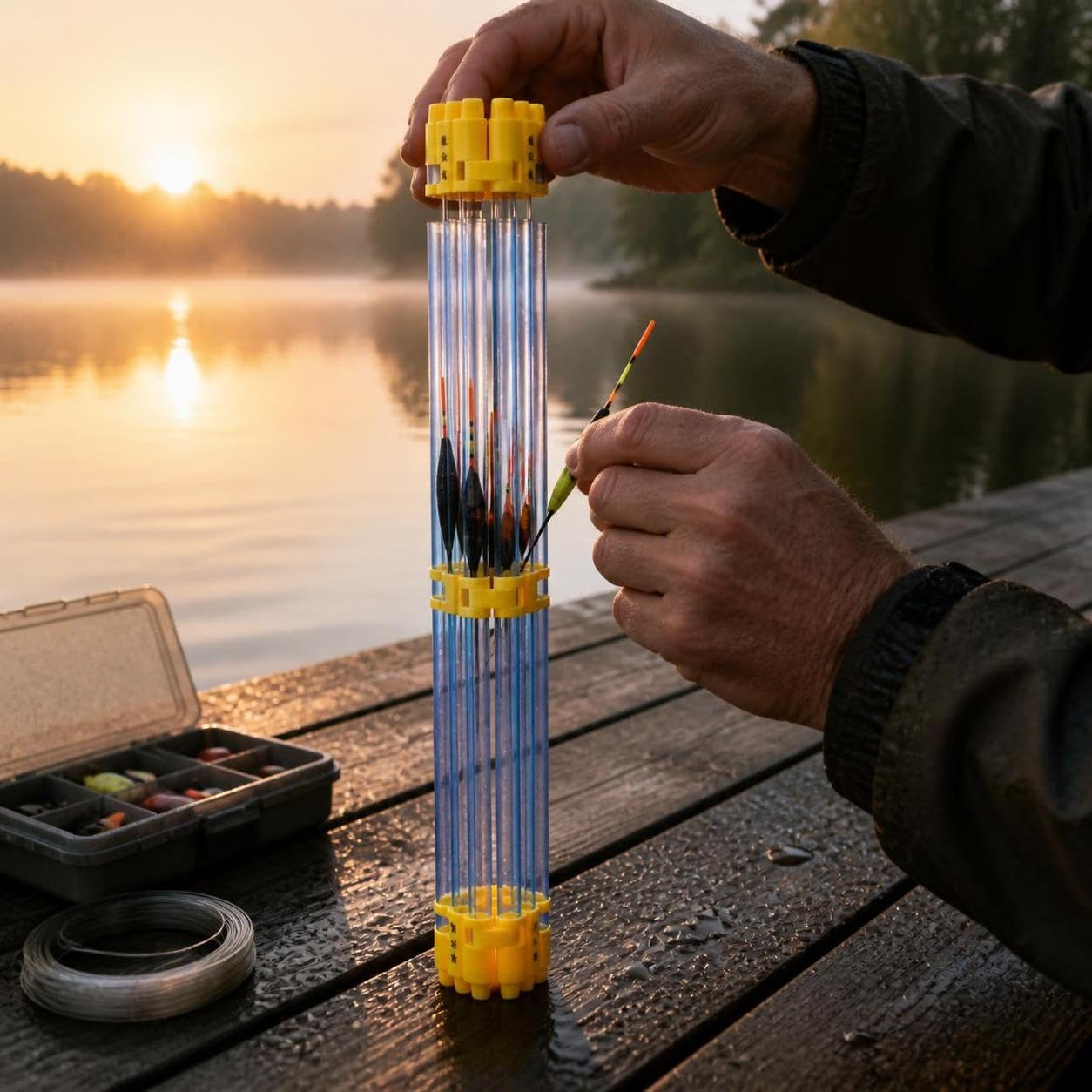 Tube Flotteur Pêche Pliable PC