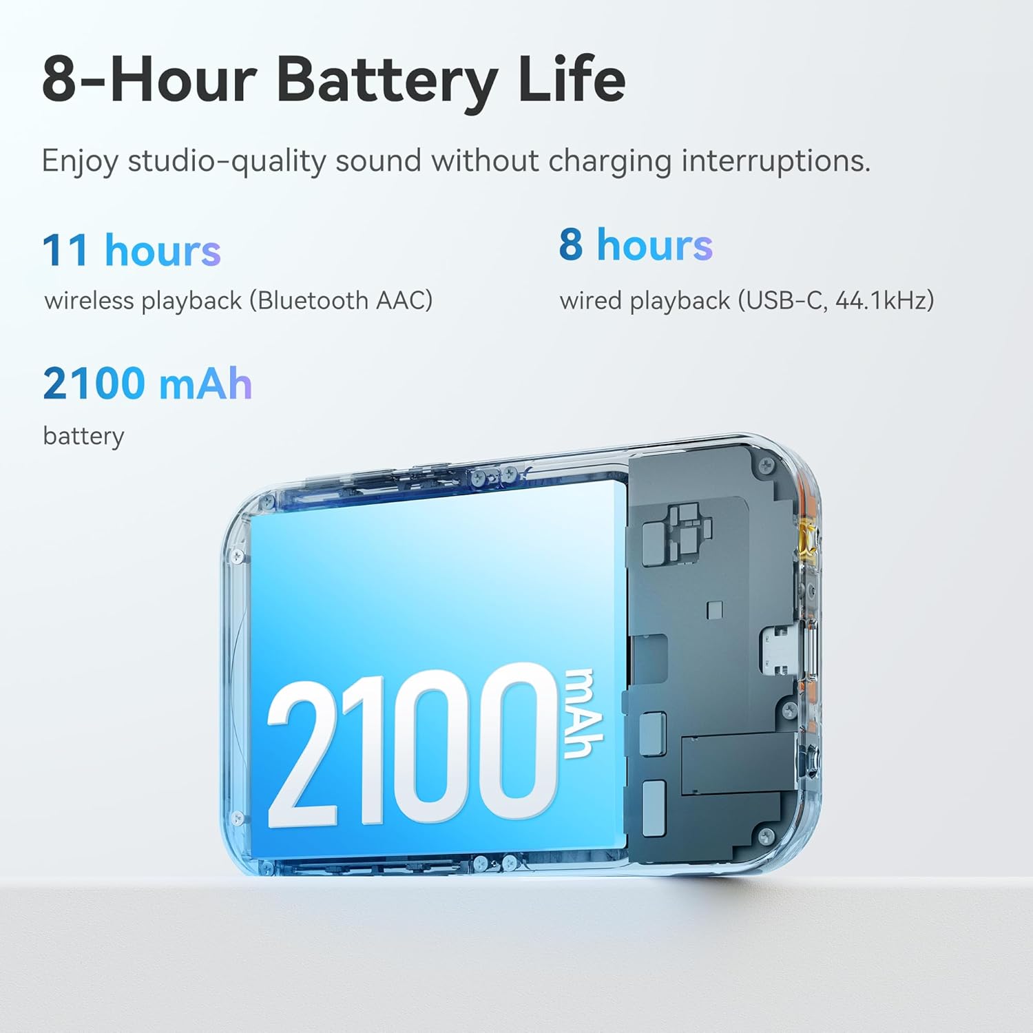 Khadas Tea Pro Portable Headphone Amplifier with 0.95" Display, Ultra-Slim BT 5.4 USB Magnetic DAC AMP Design with ES9039Q2M, 3.5 & 4.4mm Outputs,768kHz/32bit, 2100mAh Battery for Hi-Fi Audio
