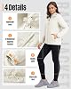 Chaqueta de lluvia para mujer 33,000ft, impermeable, con forro polar, abrigada 3