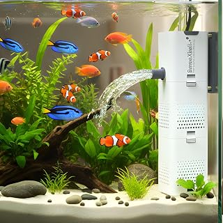 Vayinato Xiaoli XQP Series Multi-Function Submersible Filtration Pump (XQP-500F | 5W | 500L/h | Suitable for 2 Ft Tank) Price In India