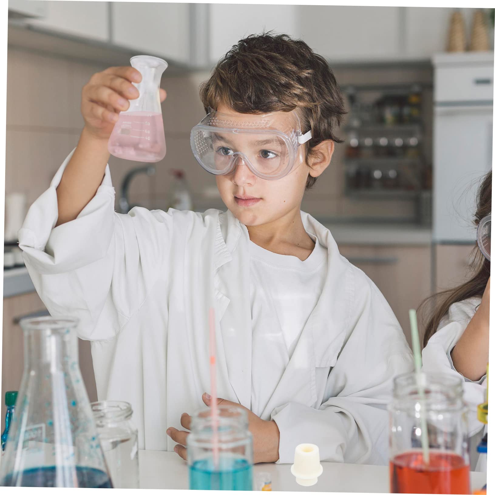 SOLUSTRE Flask Stopper Set Small Compact Sealing Tools for Chemical Medical Research