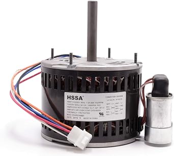 Captive Aire Direct Drive Exhaust Fan Replacement Motor- .180 HP, 1 Phs, 115 V, 60Hz, 1625 RPM, Class F Insulation, Used on DU12, DR12. Direct Replacement for FASCO 7185-0267. 8550A