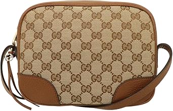 Gucci Shoulder Bag 449413 KY9LG GG Canvas Leather Square Womens