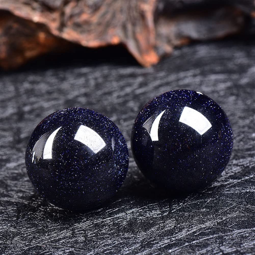 Sfera di Cristallo di Quarzo Naturale in arenaria Blu 40-50 mm Bellissima Pietra di Cristallo Naturale QINTINYIN