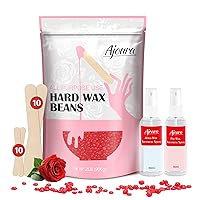 Vista 7 de Ajoura Cuentas de cera dura de 1 libra para depilación, granos de cera de manzanilla para cuerpo completo, brasileño, depilación de bikini, cara