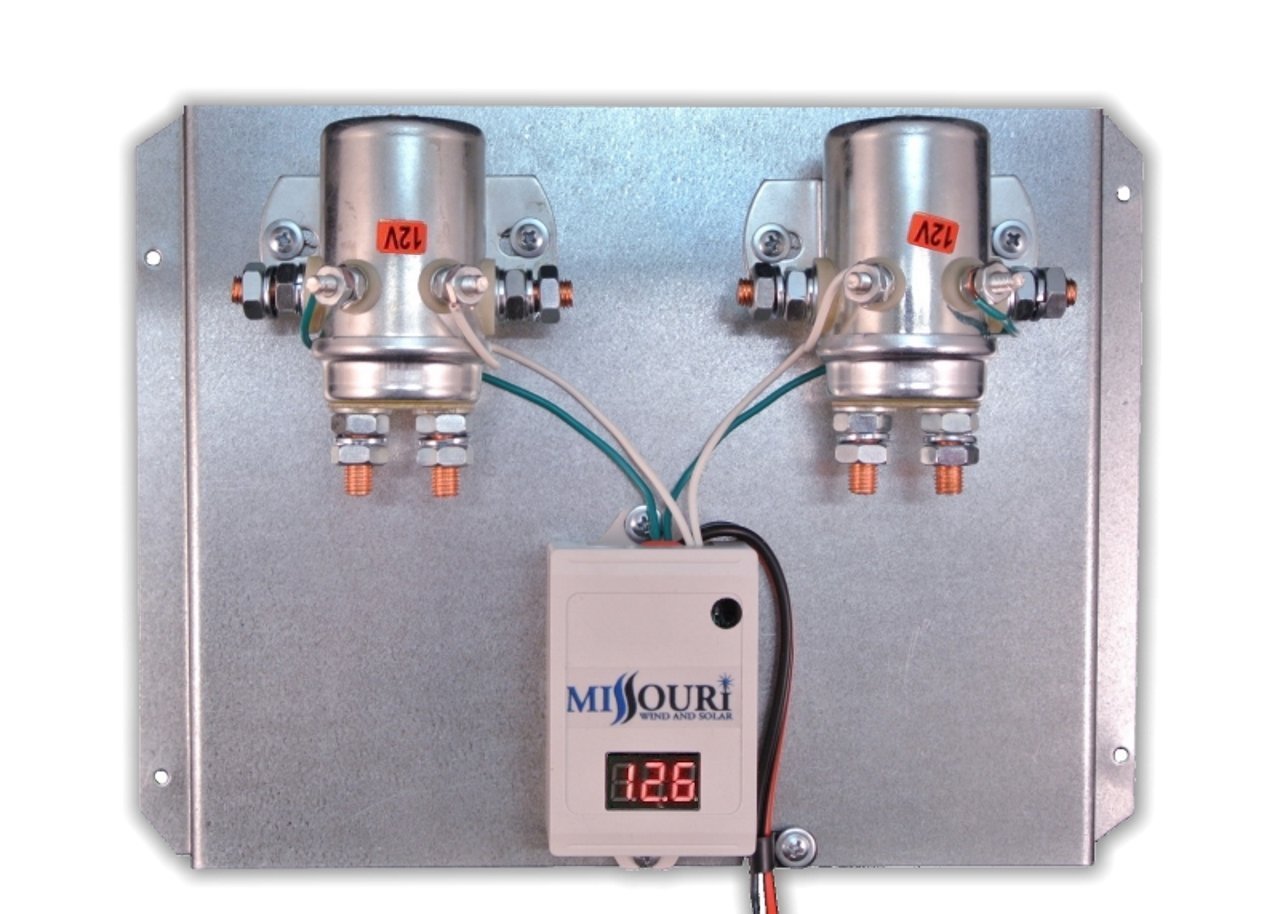 Missouri Wind and Solar 12 Volt Digital 880 Amp Charge Controller with Divert Relay & LED Meter