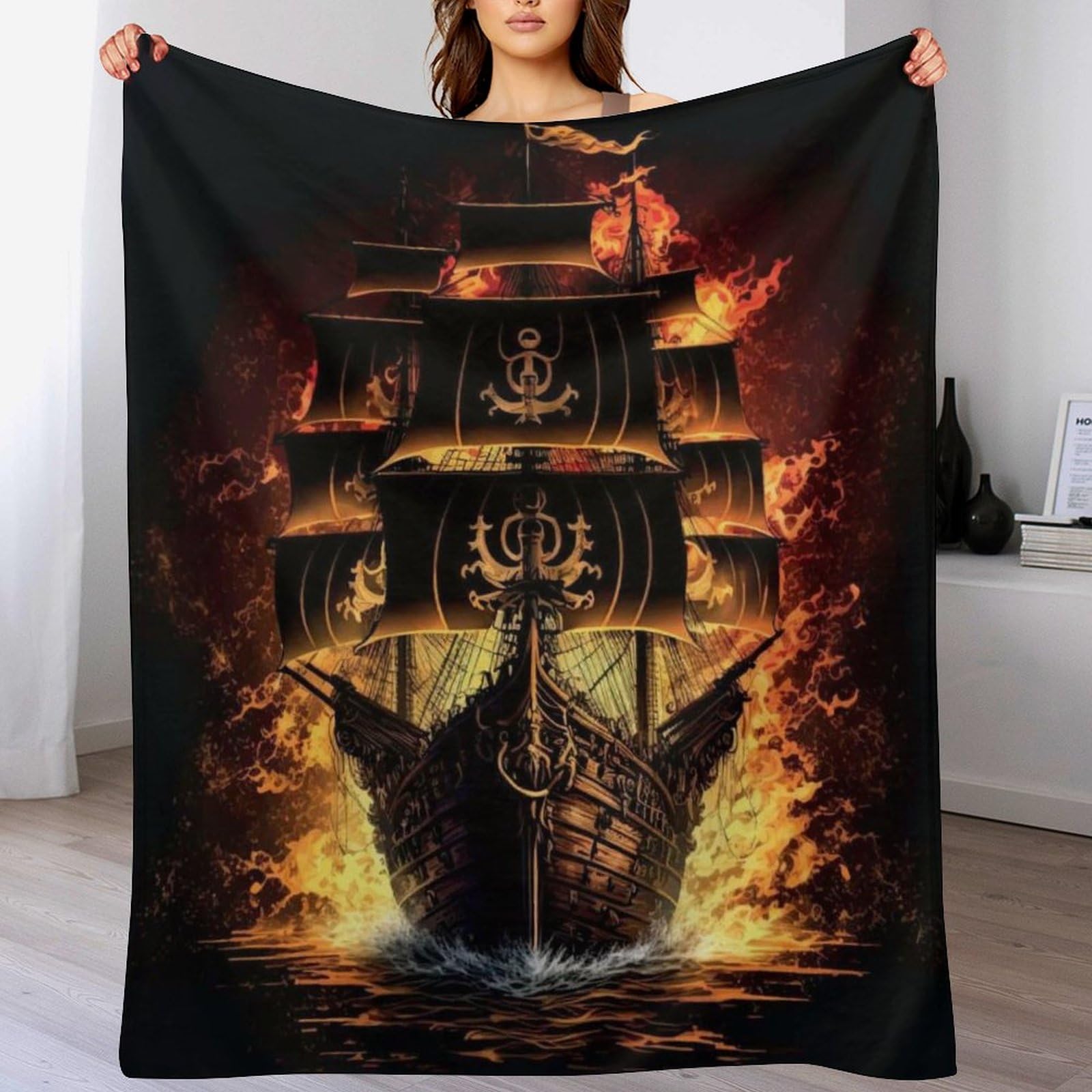 Manta de franela suave para regalar en cumpleaños y celebraciones en el hogar 100x130cm