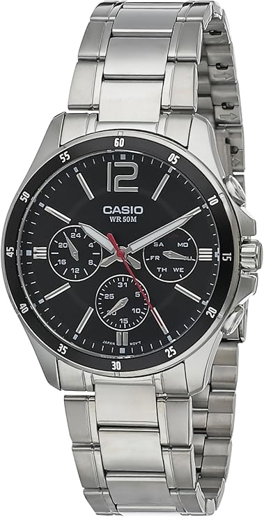 Casio Men's Stainless Steel Analog Watch - 1
