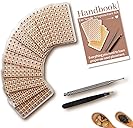 600 Pcs Ear Seeds Kit – Natural Vaccaria Seeds for Auricular Acupressure – Complete Reflexology Set with Acupuncture Pen, Tweezers & Ear Chart – Non-Invasive Self-Adhesive Beads for Wellness
