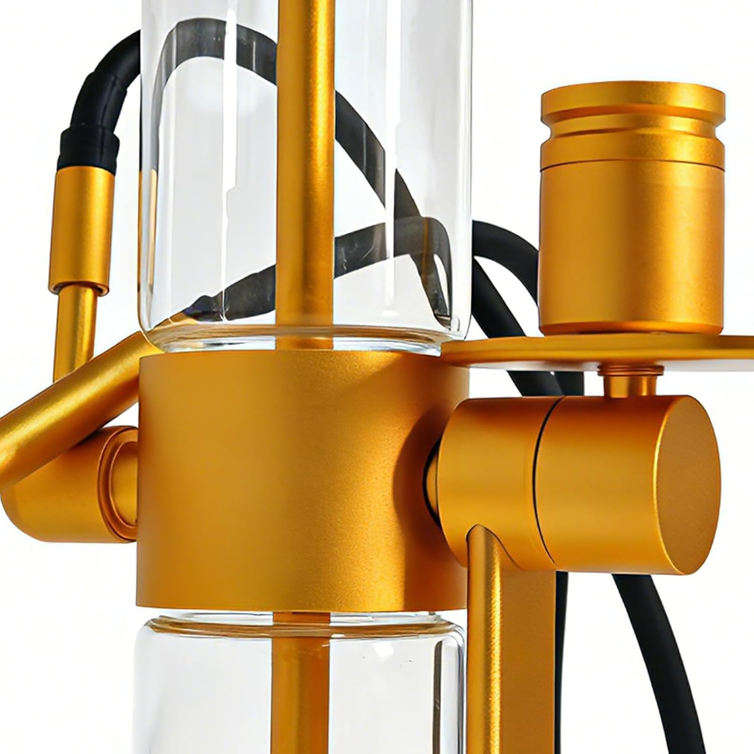 Gravity Infuser 15 Inch 360 Degree Rotation Device - Gold Modern Design with 14mm Male Joint