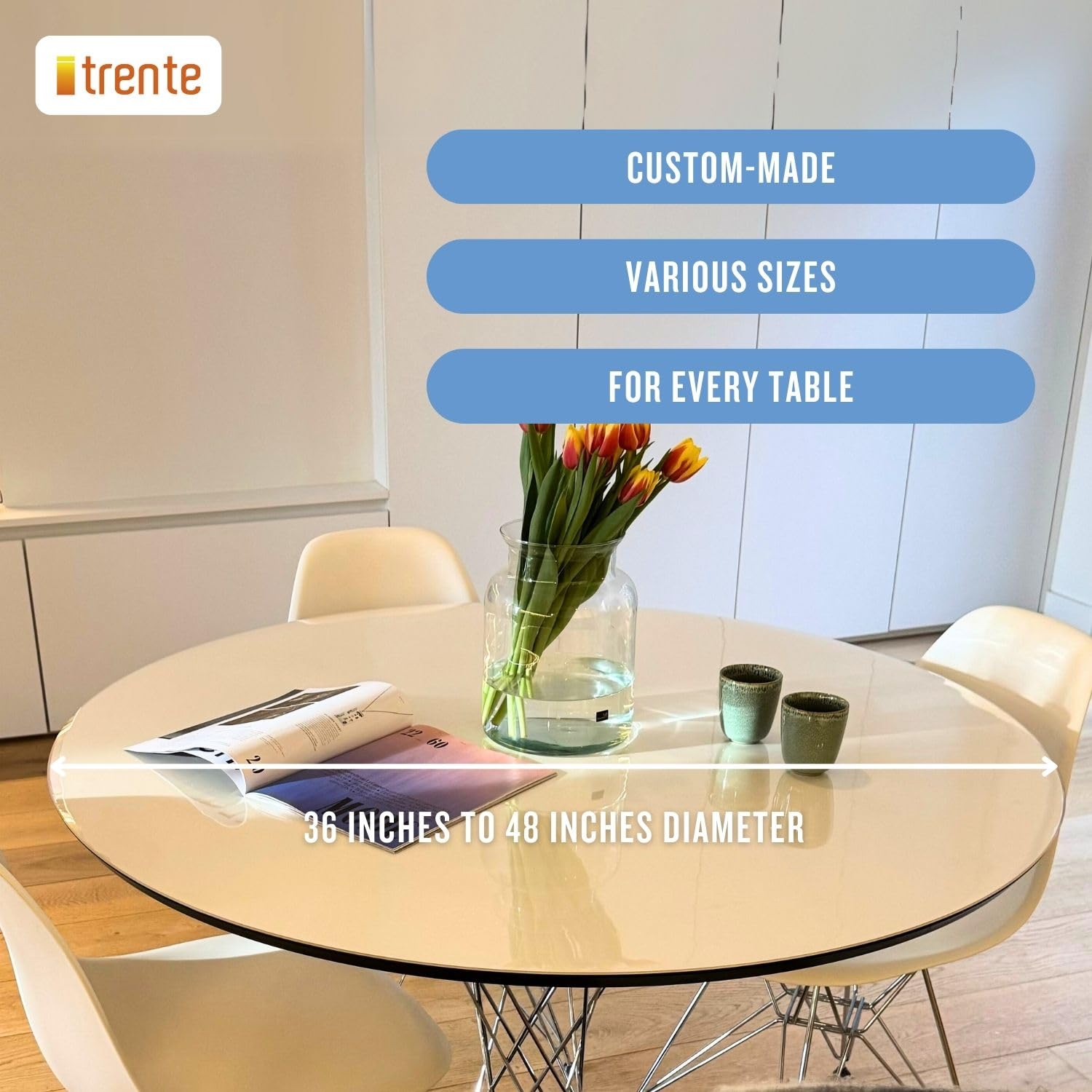 Protecteur De Table Transparent, Tapis De Table Anti-chaleur