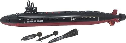 Miniatura 4 de Submarino negro de juguete de 16.5 pulgadas con efectos de sonido y torpedo