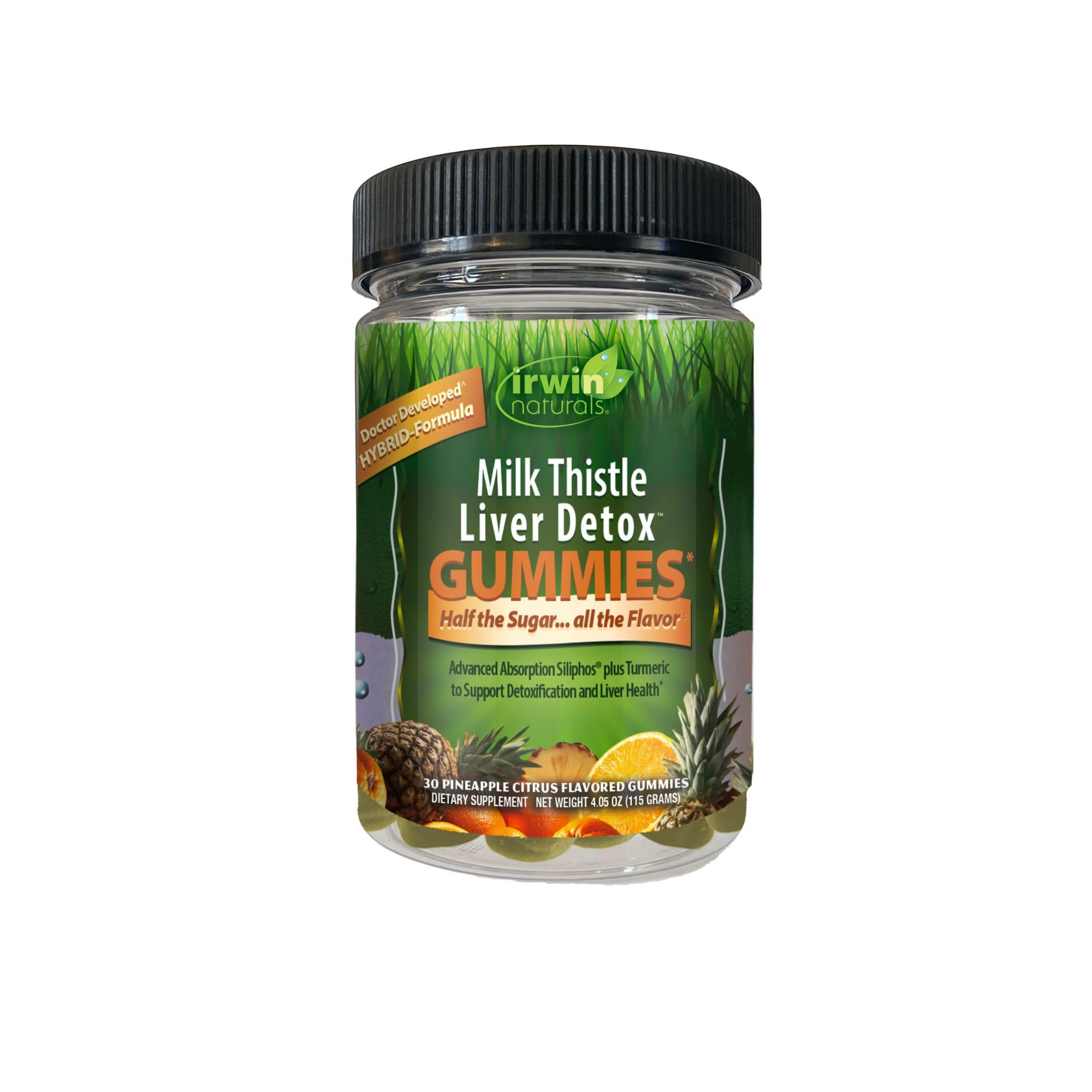 Irwin Naturals Milk Thistle Liver Detox Gummies Daily Wellness | 30 Gummies