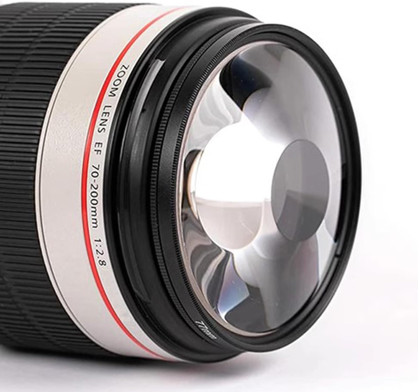 Camera Vortex Effect Filter, Spiral Halo Swirl Special Effect Filter, Optical Glass Prism Filter, with Storage Bag, Camera Lens Effects Filters for SLR Photography Cameras