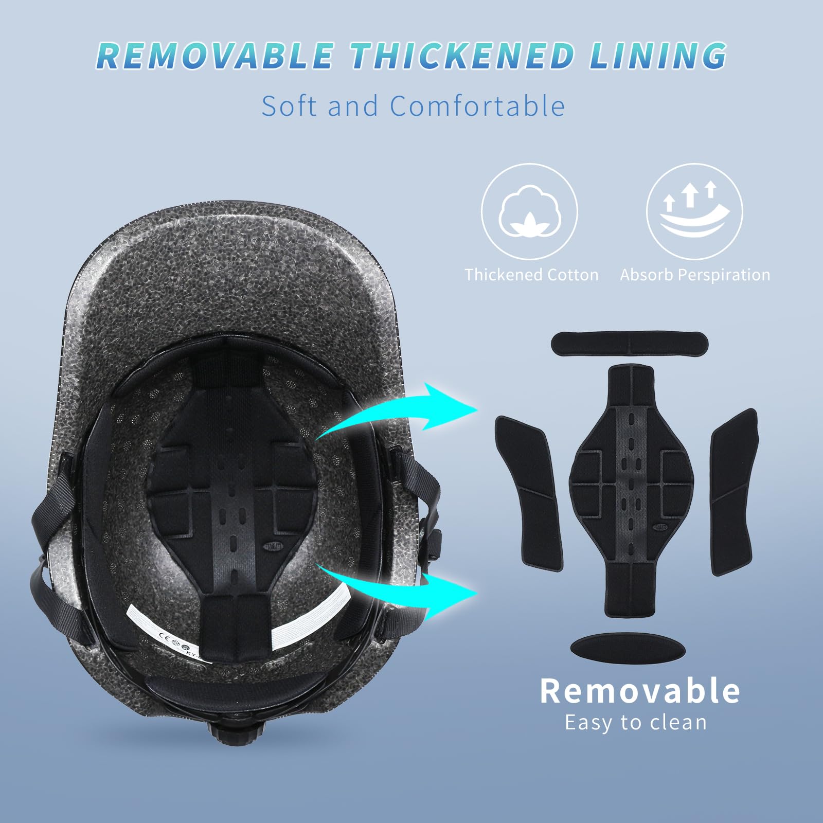 Casco da ciclismo per adulti, uomini e donne, in stile baseball, comodo, leggero, regolabile e certificato