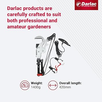 Darlac Expert Geared Anvil Tree Pruner Pruning Secateurs SK5 Steel