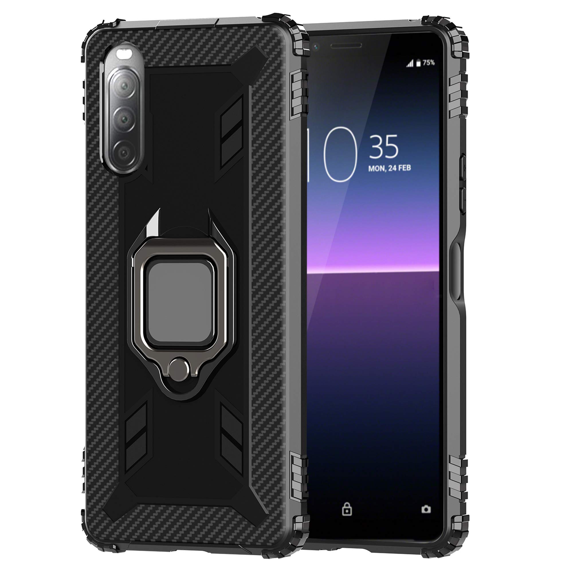 Amazon.co.jp: Xperia 10 II SO-41A SOV43 背面TPUケース リング付き