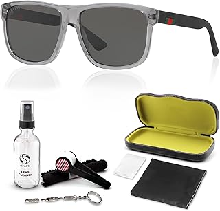 GG0010S Designer Fashion Sunglasses - Elegant, Sophisticated & Stylish Square Shape Eyewear with Luxury eSHADES Kit