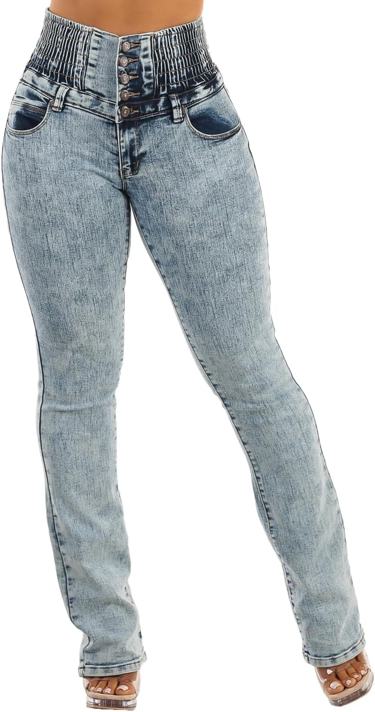 Moda Xpress Super High Waisted Butt Lifting Jeans for Women - Levanta Cola Skinny Jeans - Image 6