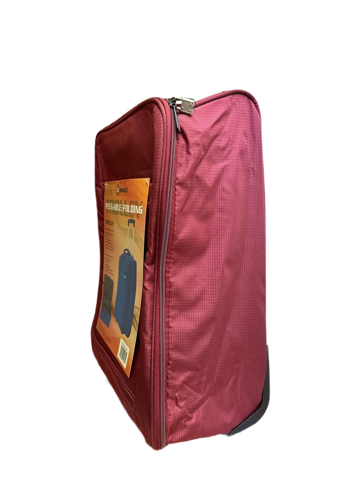 BENZI Maleta de Cabina Plegable, Equipaje de Mano, Especial Low Cost. (5565 Azul Azafata)