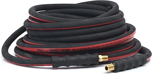 Miniatura 7 de RMX Dino-Hide Manguera de aire de goma - Acabado envuelto de alta resistencia - Flexible en -40F (manguera de plomo de 12" x 3') - WLELD1203