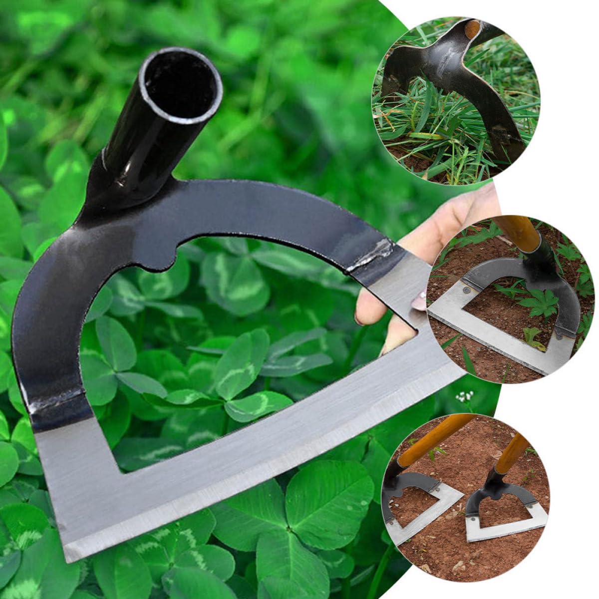 Attrezzo Agricolo Cava in Acciaio Inox, Robusto per Diserbo e Giardinaggio
