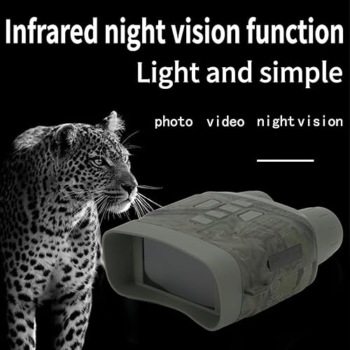 Miniatura 5 de Gafas de noche 4K prismáticos nocturnos infrarrojos digitales HD 5X Zoom Night Thermal Alcance para adultos que cazan en 100 de oscuridad video
