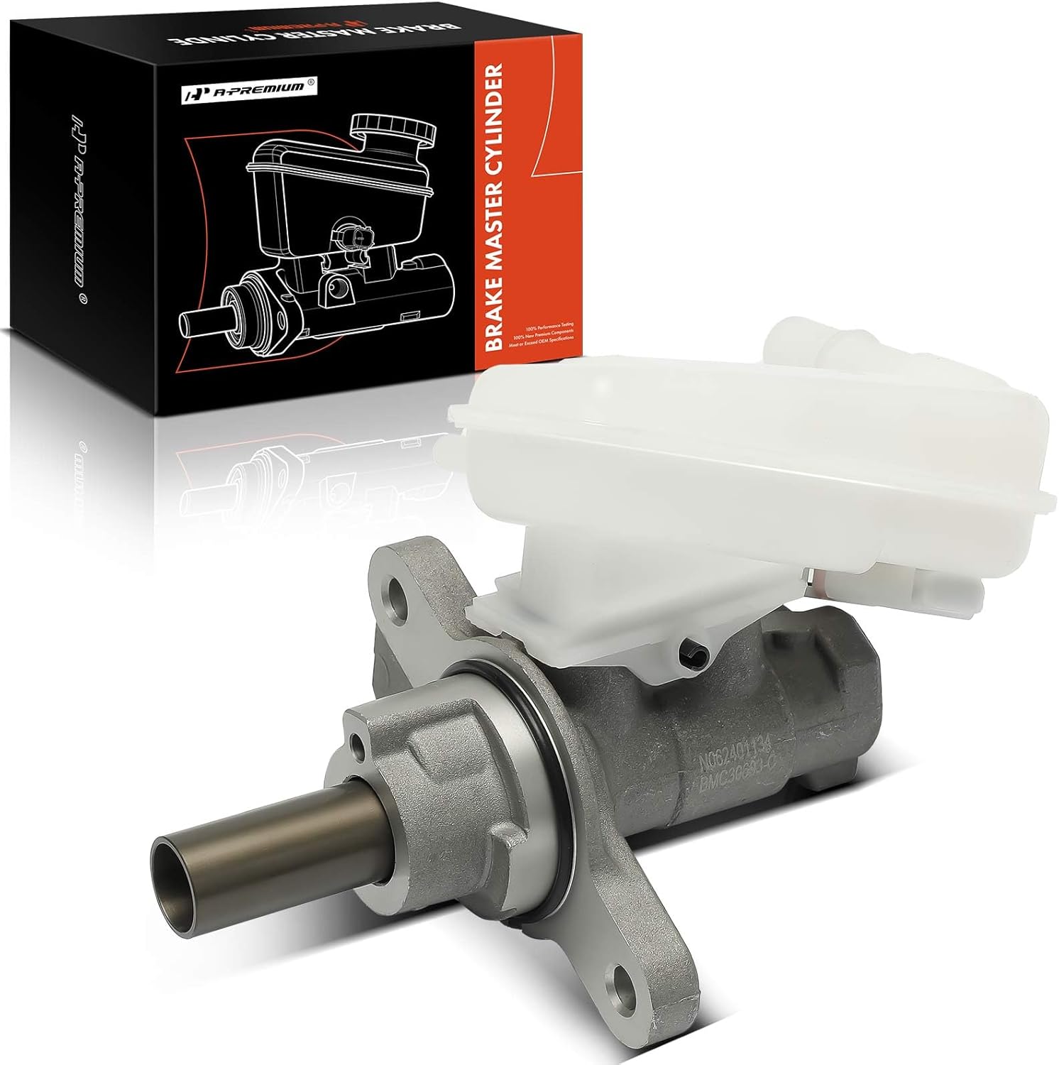 A-Premium Brake Master Cylinder with Reservoir and Sensor Compatible with Ford Vehicle - Fiesta 2011-2019, Manual Transmission