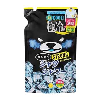グレープフルーツ!!ひんやりシャツシャワーストロング 500ml、12本 Amazon.co.jp: 【つめかえ】ひんやりシャツシャワー ストロング