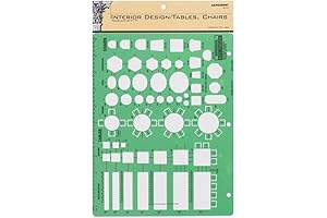 Rapidesign Interior Design Stencils: Transform Your Furniture with Style (R717)