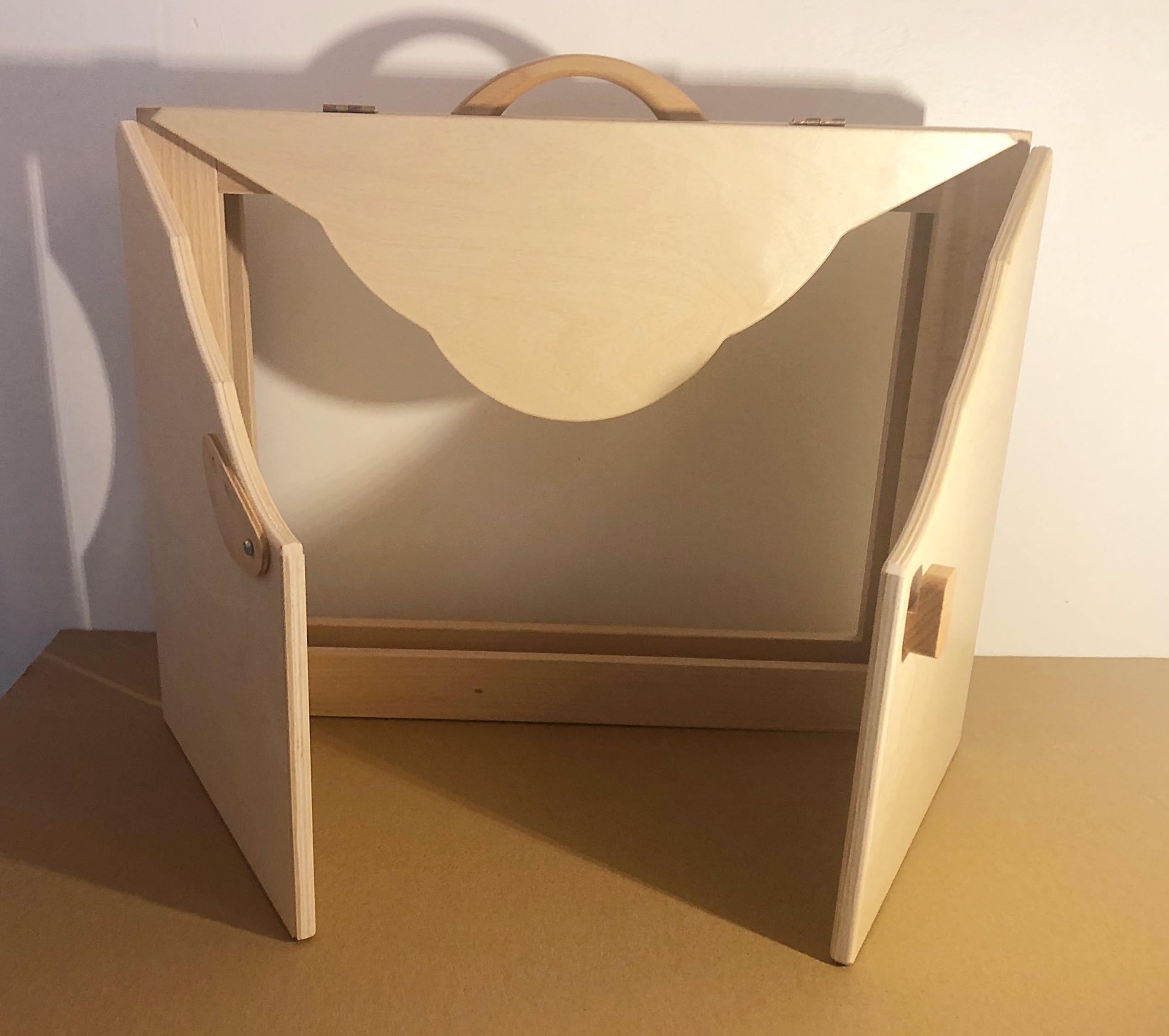Butai - Nuvola in legno naturale massiccio, formato A3