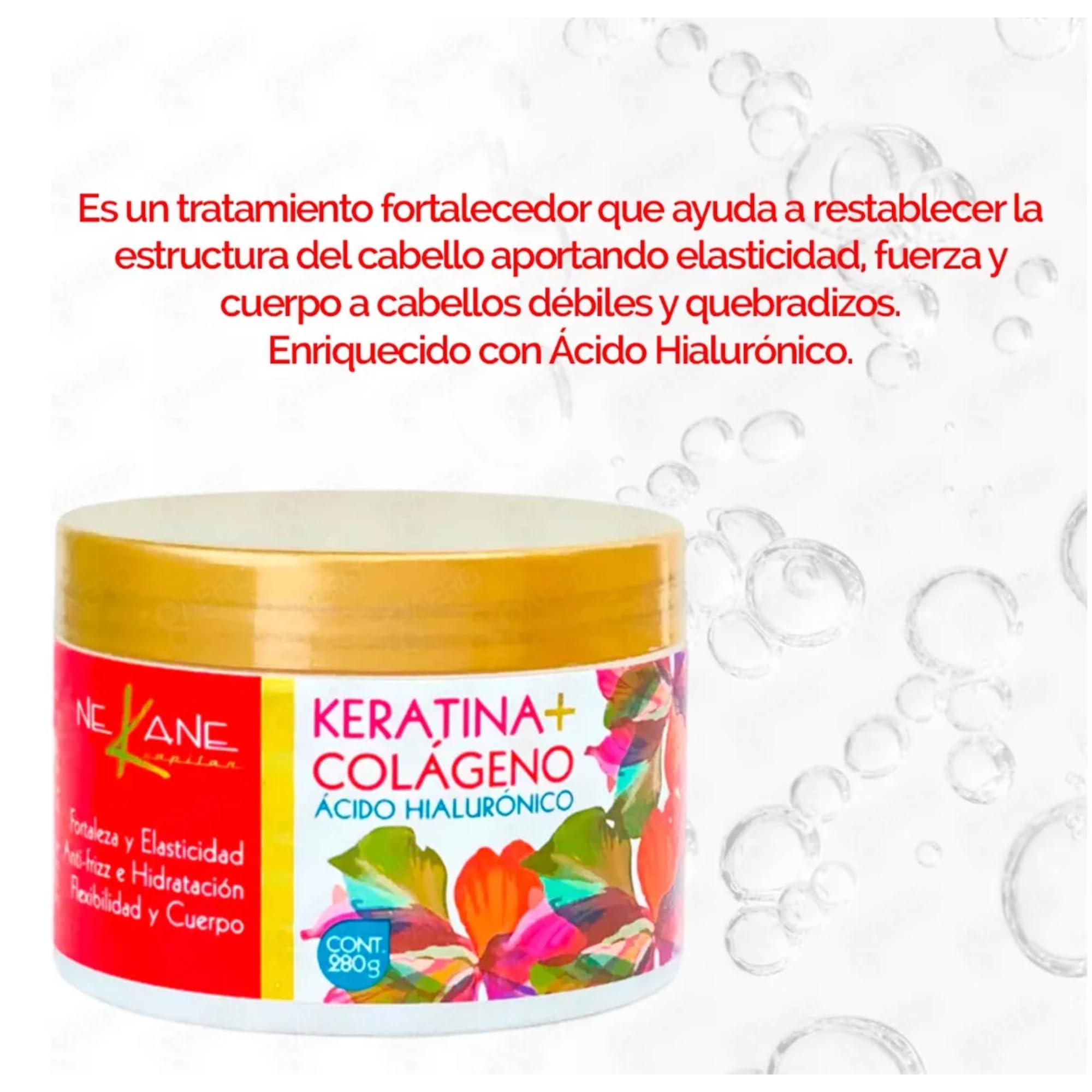 Tratamiento keratina + colágeno 9.88 oz Nekane Capilar
