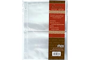 MCS 5x7 Recipe Card Holder Refill Pages: (Holds up to 40 Recipe Cards)