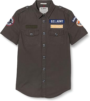 Superdry Hemden M40002EQ KW2 Armee 