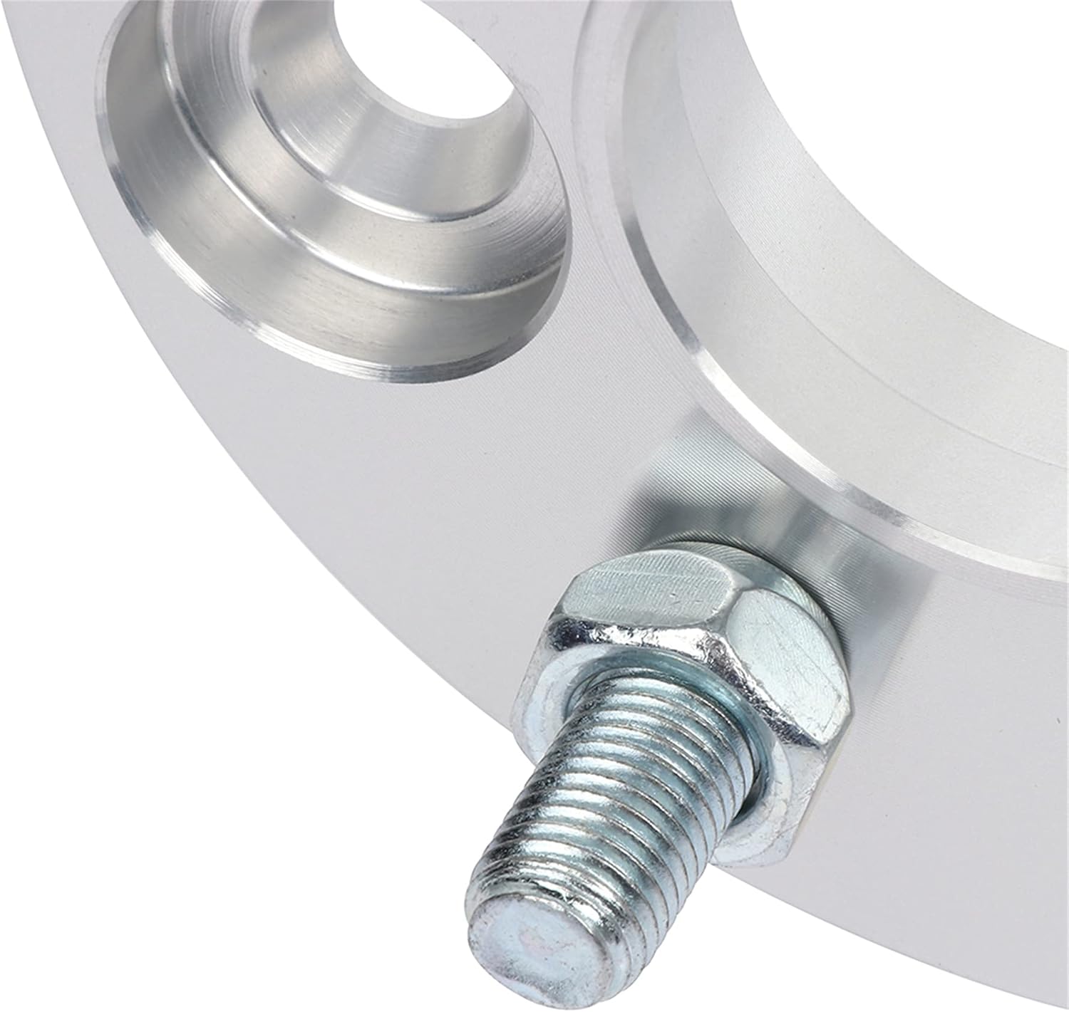 OCPTY 4x100 to 4x100 wheel spacers 15mm for Echo Real Forged Spacers with 12x1.5 ThreadSize 54.1mm Hub Bore fits 2001-2018 for Rio 2007-2017 for Yaris 2PCS